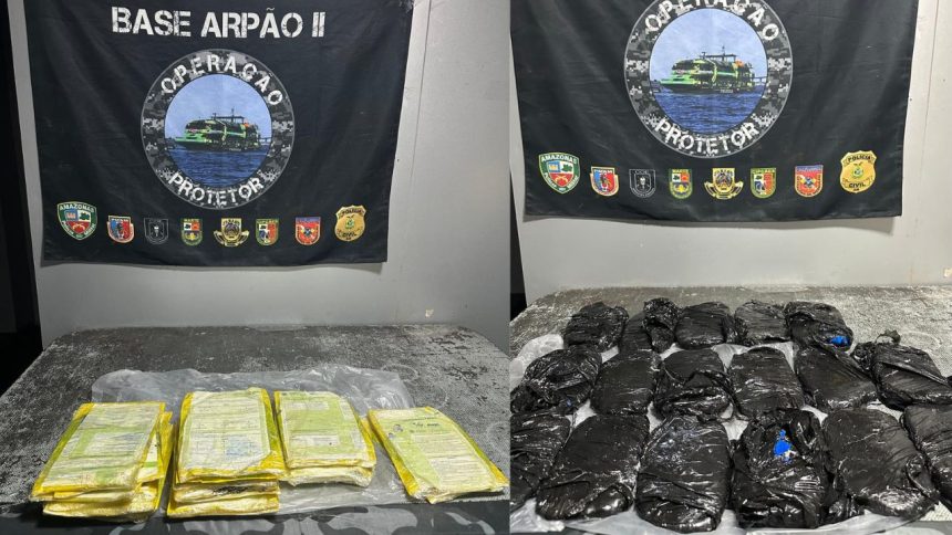 Mais de 11 quilos de drogas são encontrados em ferryboat durante operação em Coari