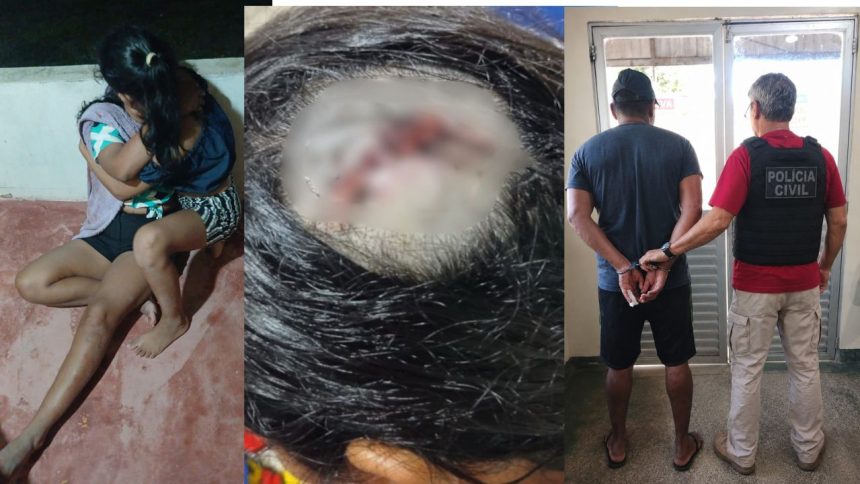 Homem é preso após tenta mantar mulher na frente da filha em Itapiranga