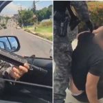 Vídeo mostra perseguição policial que termina com prisão de suspeito em Manaus