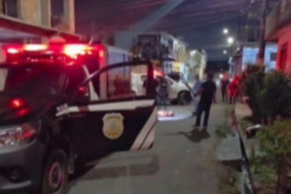 Homem é morto a tiros e tem corpo arrastado por criminosos em Manaus