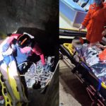 Idoso é resgatado após cair em buraco em área de mata no bairro Lago Azul