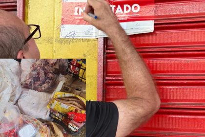 Supermercado em Manaus é interditado após fiscalização encontrar 10 toneladas de produtos vencidos