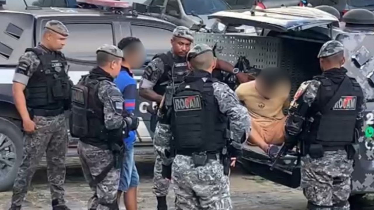 Quatro suspeitos de invadir casa de policial militar são presos em Manausinvasão à casa de policial militar em Manaus