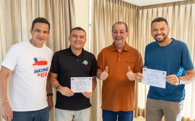 Prefeitos de Beruri e Novo Airão se filiam ao PSD de Aziz