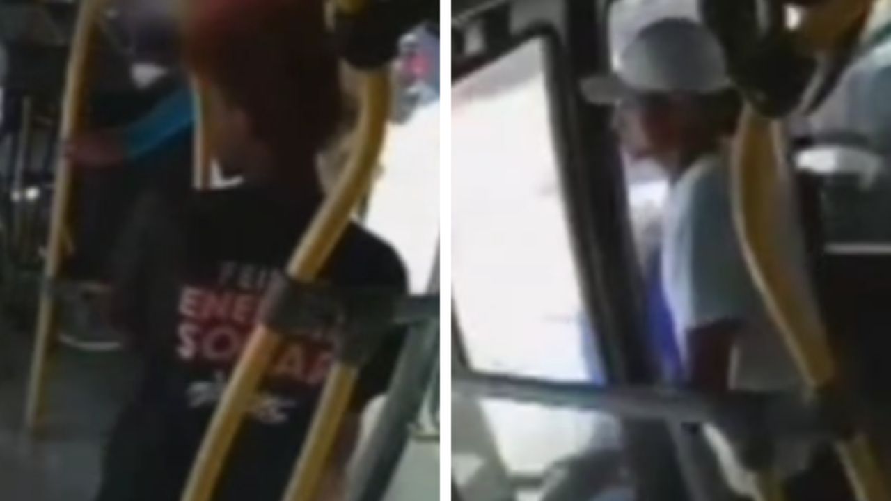 Polícia busca identificar dupla suspeita de roubo em ônibus da linha 560 em Manaus