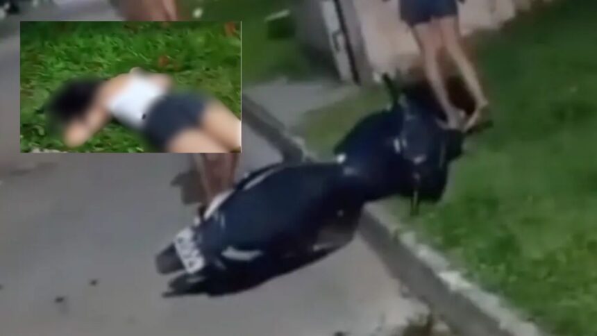 Mulher perde a vida após motocicleta colidir contra poste em Itapiranga